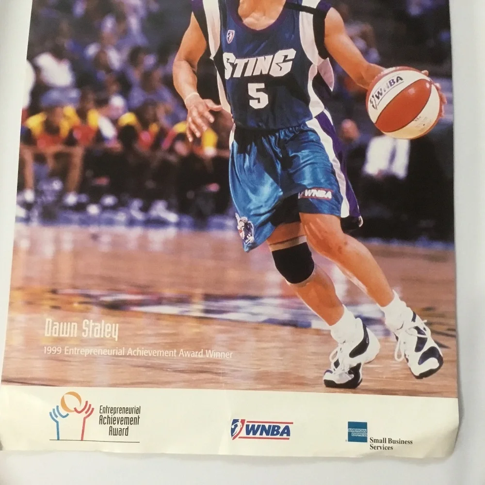 Dawn Staley WNBA Charlotte Sting Poster (14 x11) Gamecocks USC, UVA - Picture 4 of 8